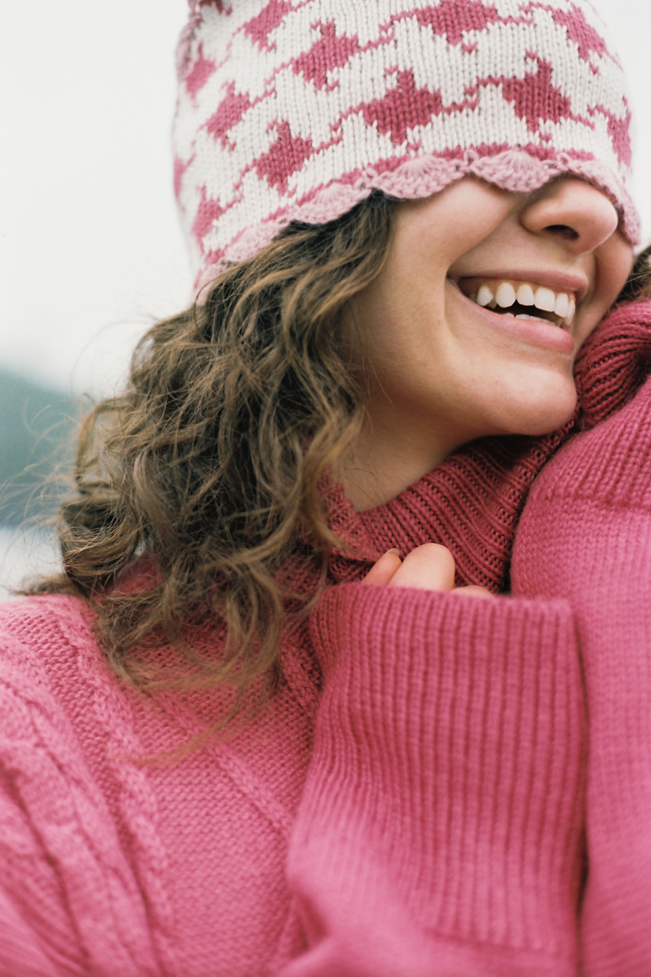 The Tessa Scarf in Wild Rose