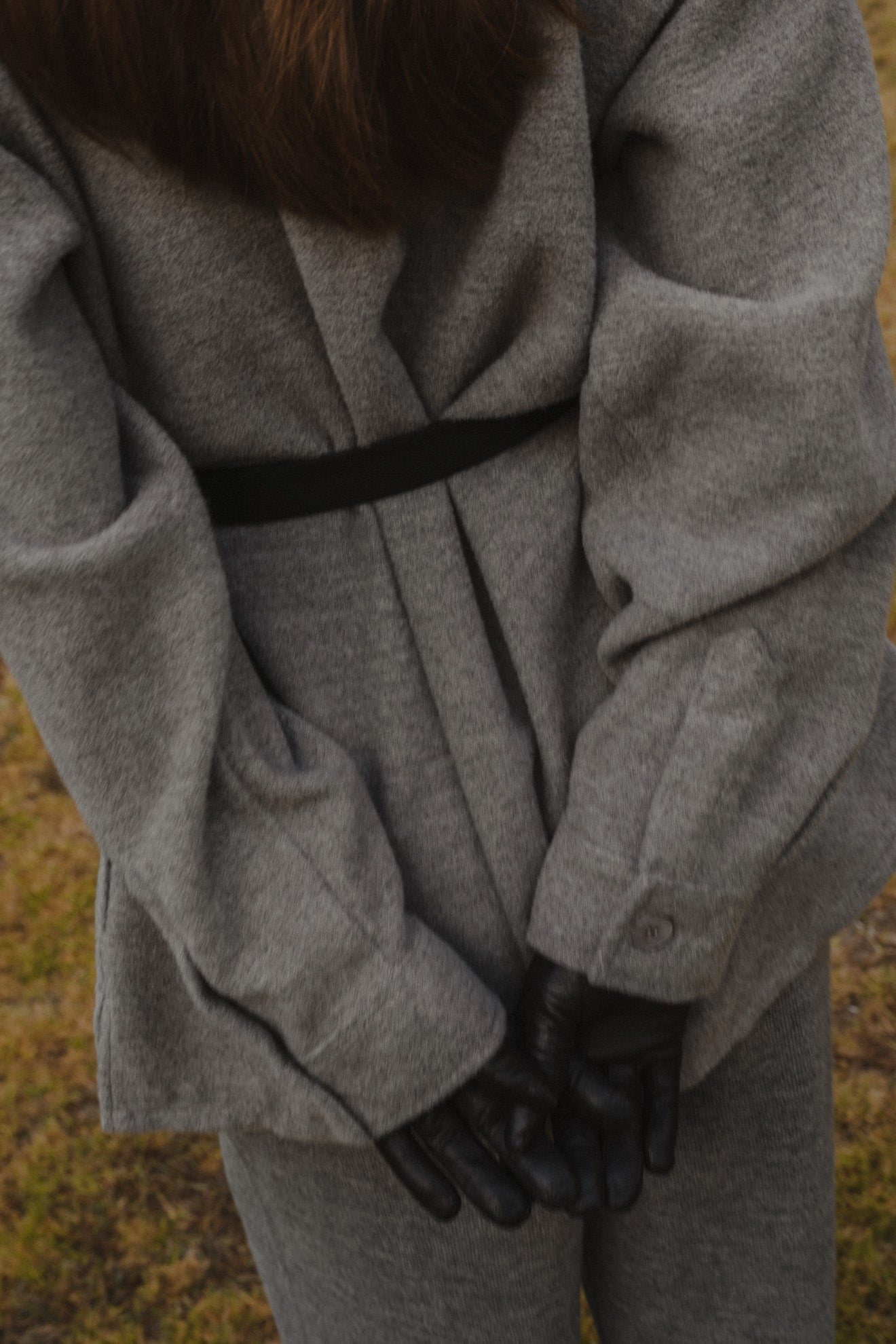 Noa Alpaca Jacket in Grey