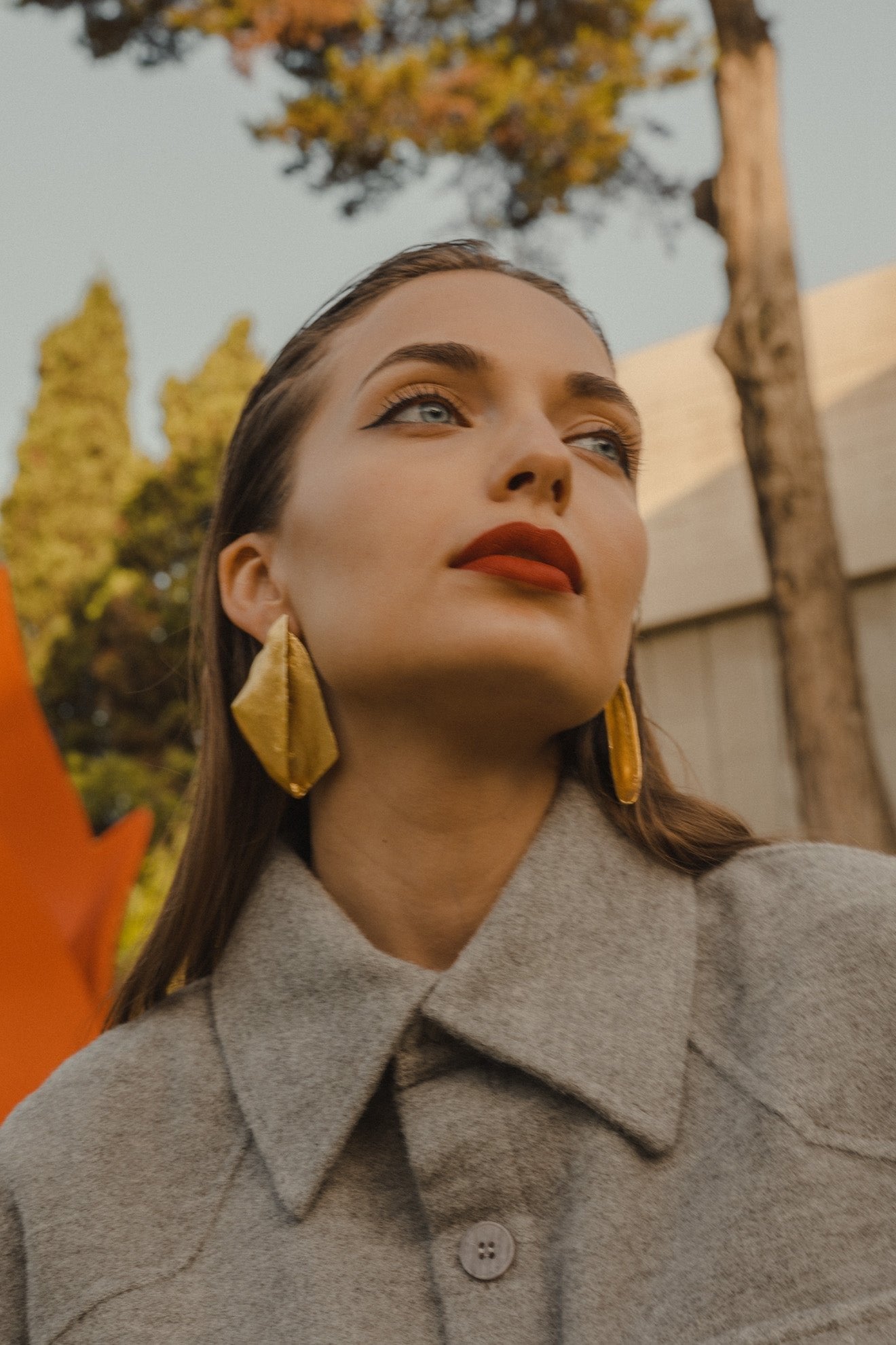 Noa Alpaca Jacket in Grey