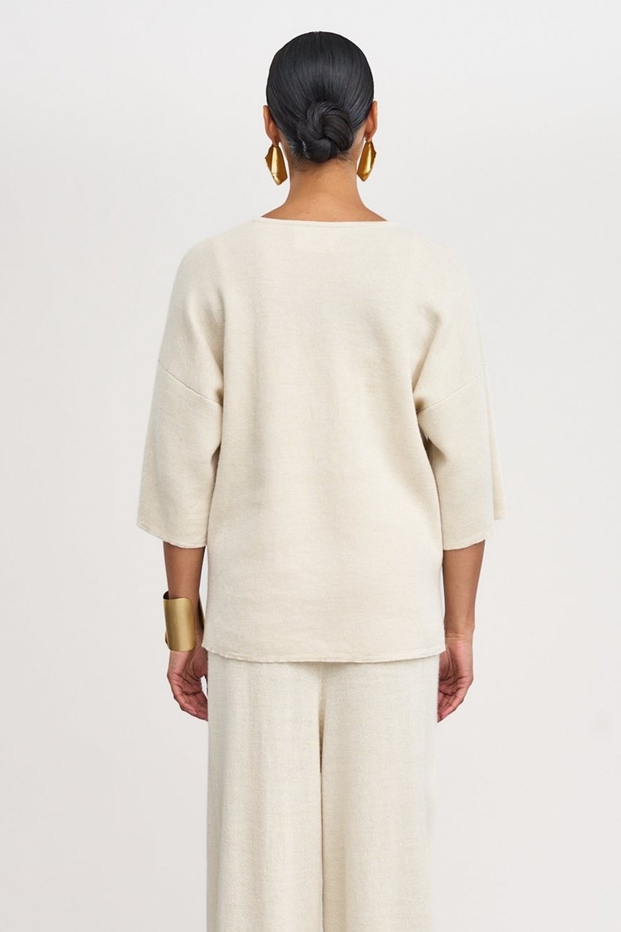 Solace Relaxed Fit T-Shirt in cream