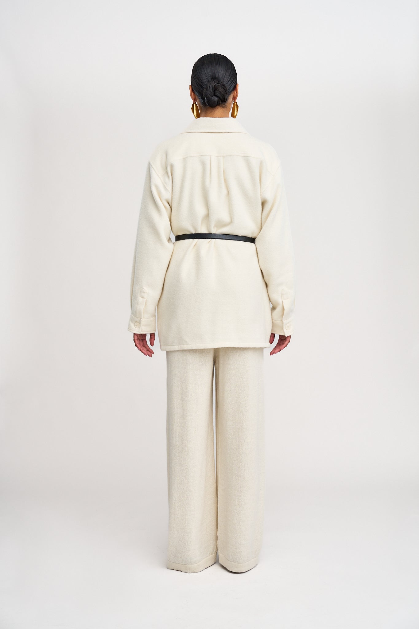 Noa Alpaca Jacket in Cream