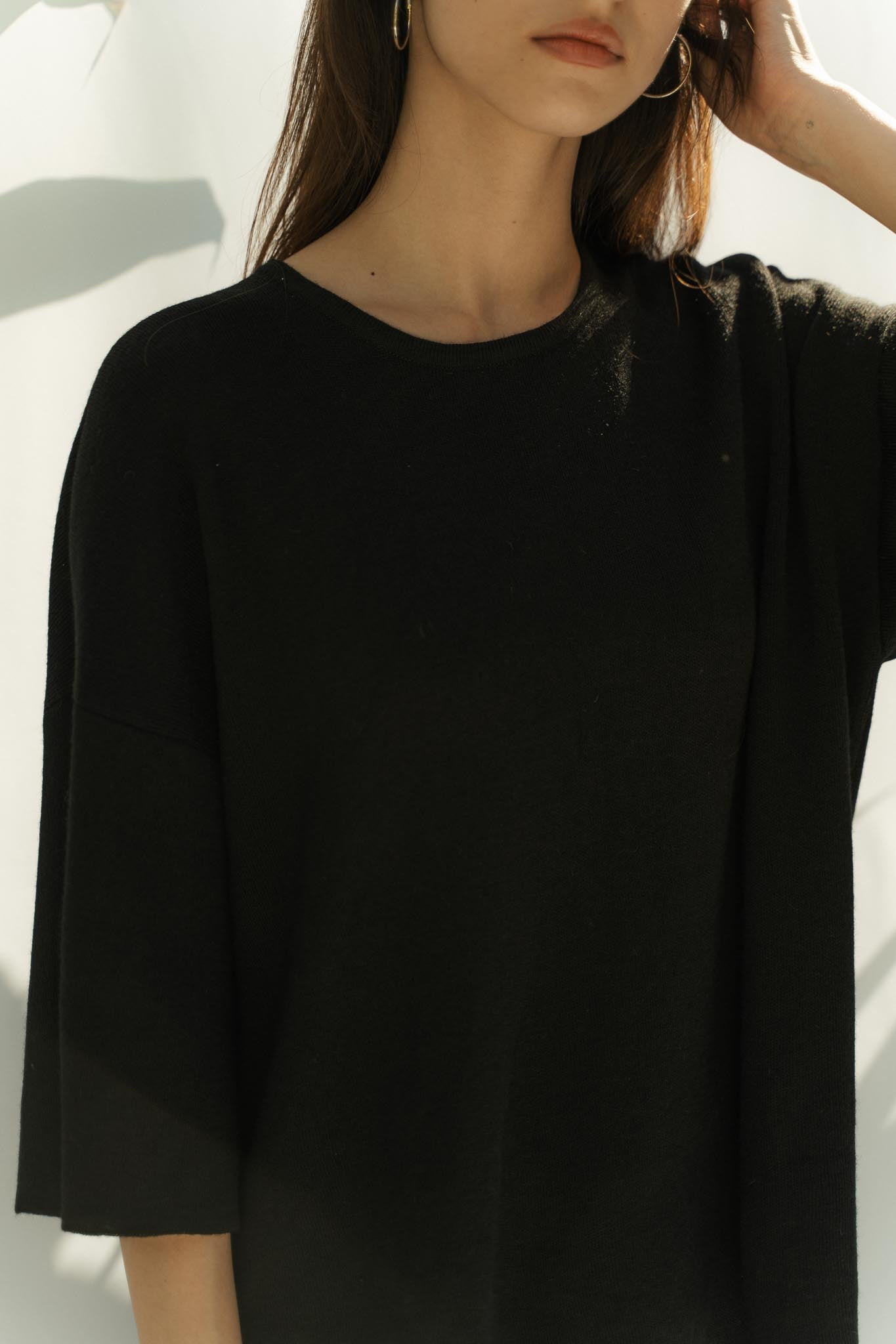 The Solace Relaxed Fit T-Shirt in black