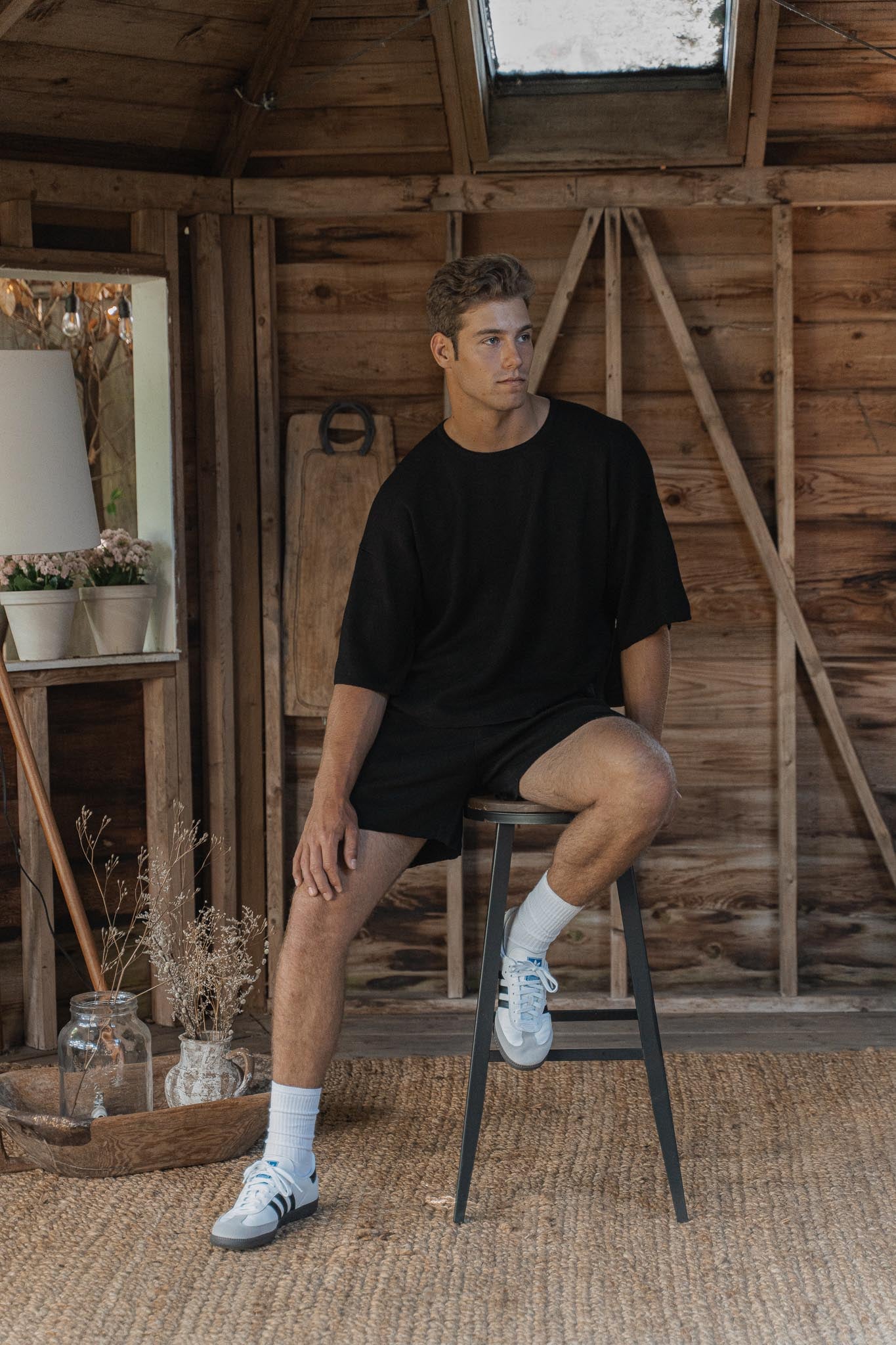 The Solace Relaxed Fit T-Shirt in black