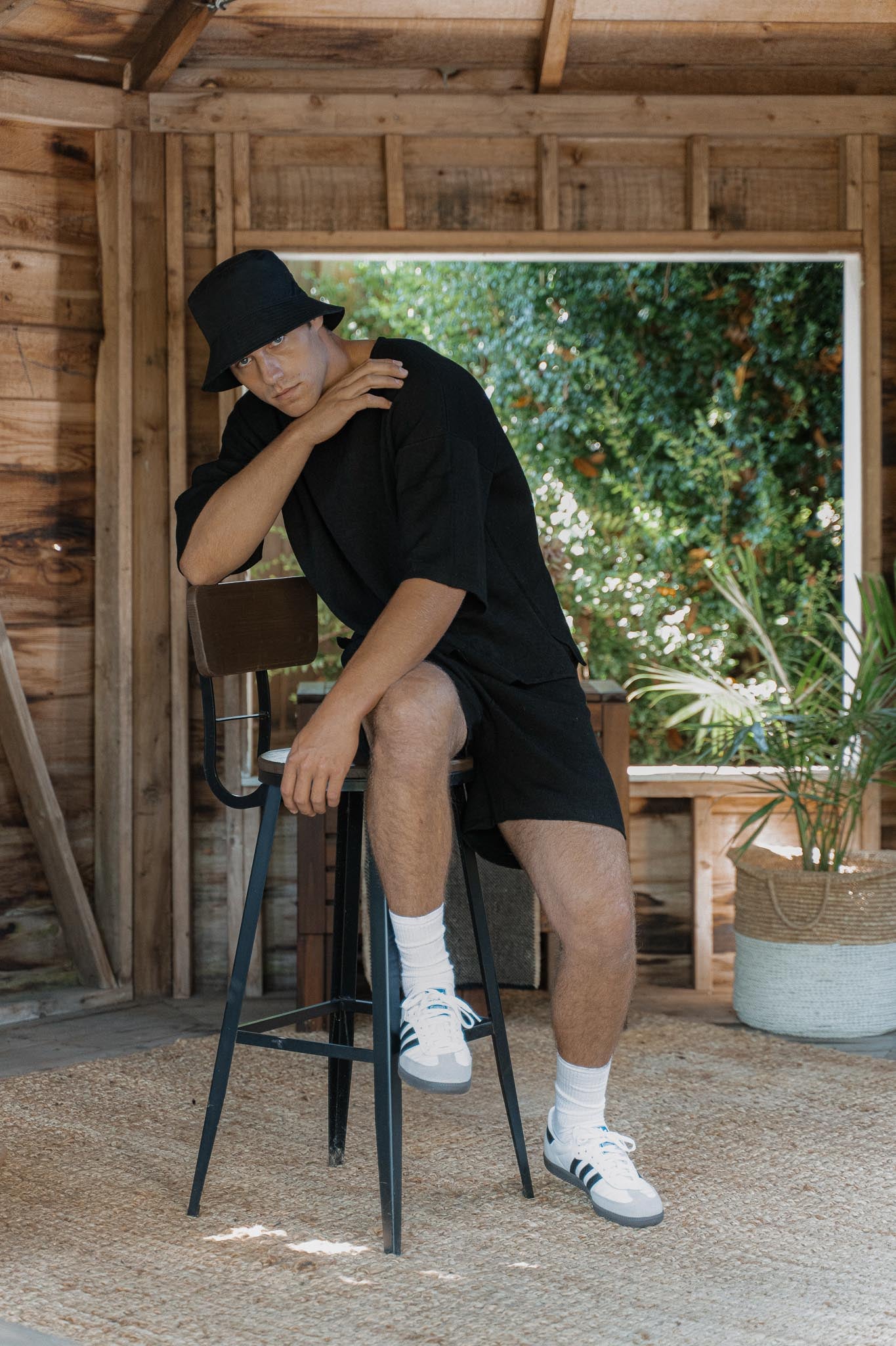 The Solace Relaxed Fit T-Shirt in black