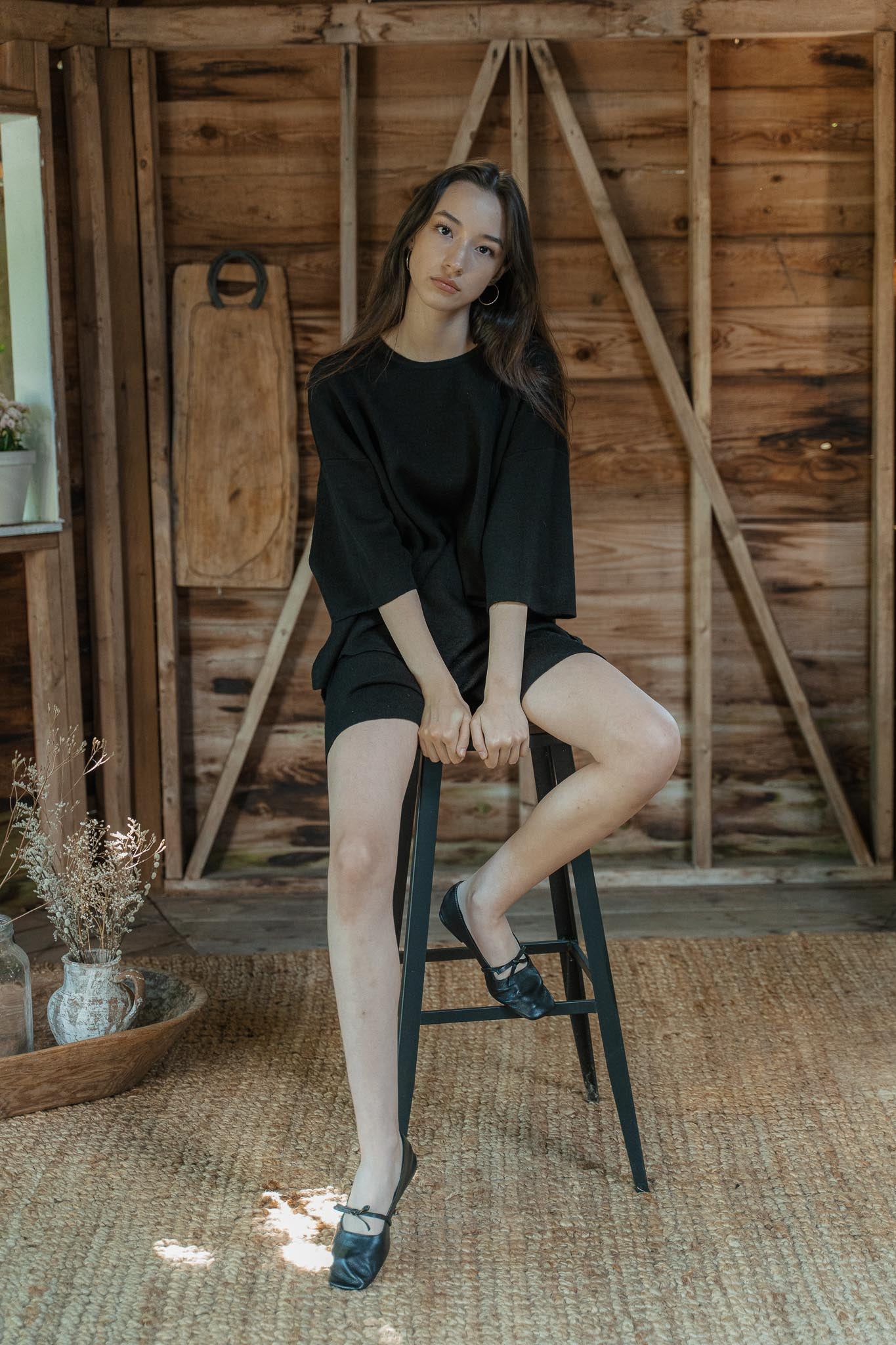 The Solace Relaxed Fit T-Shirt in black