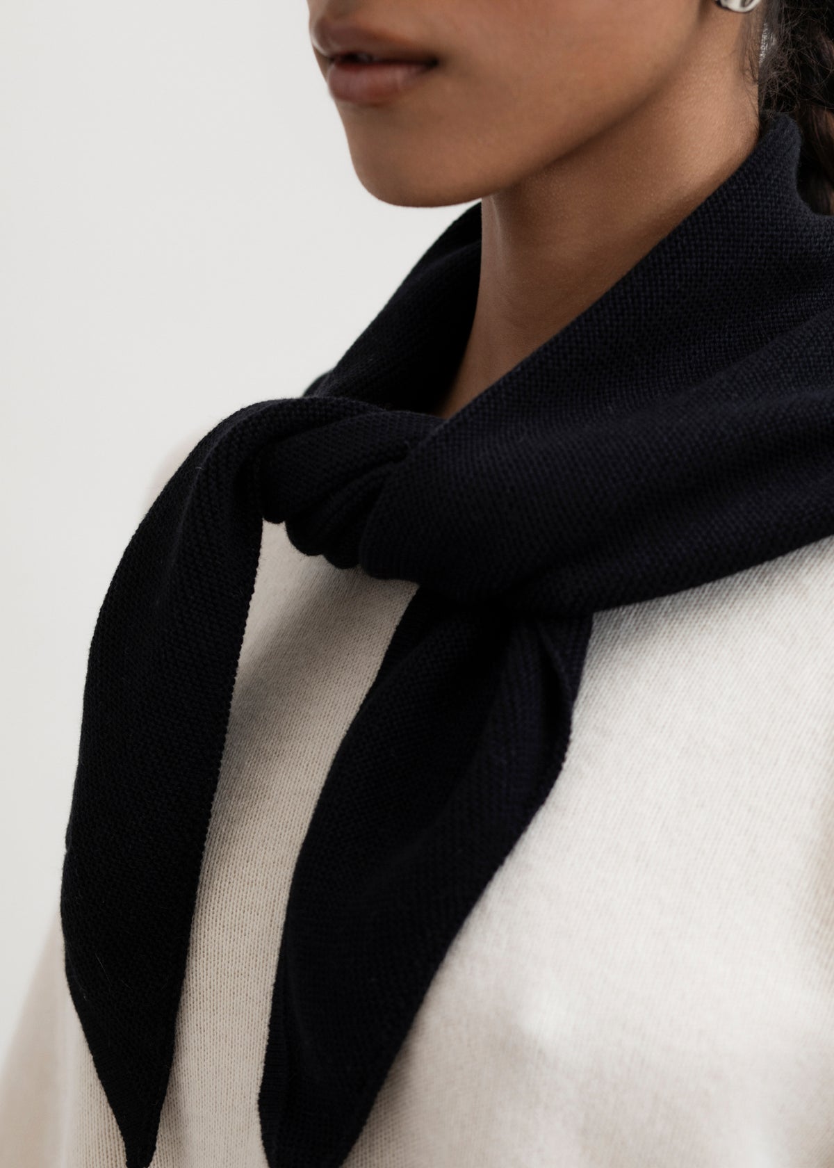 The Nora Scarf in Black