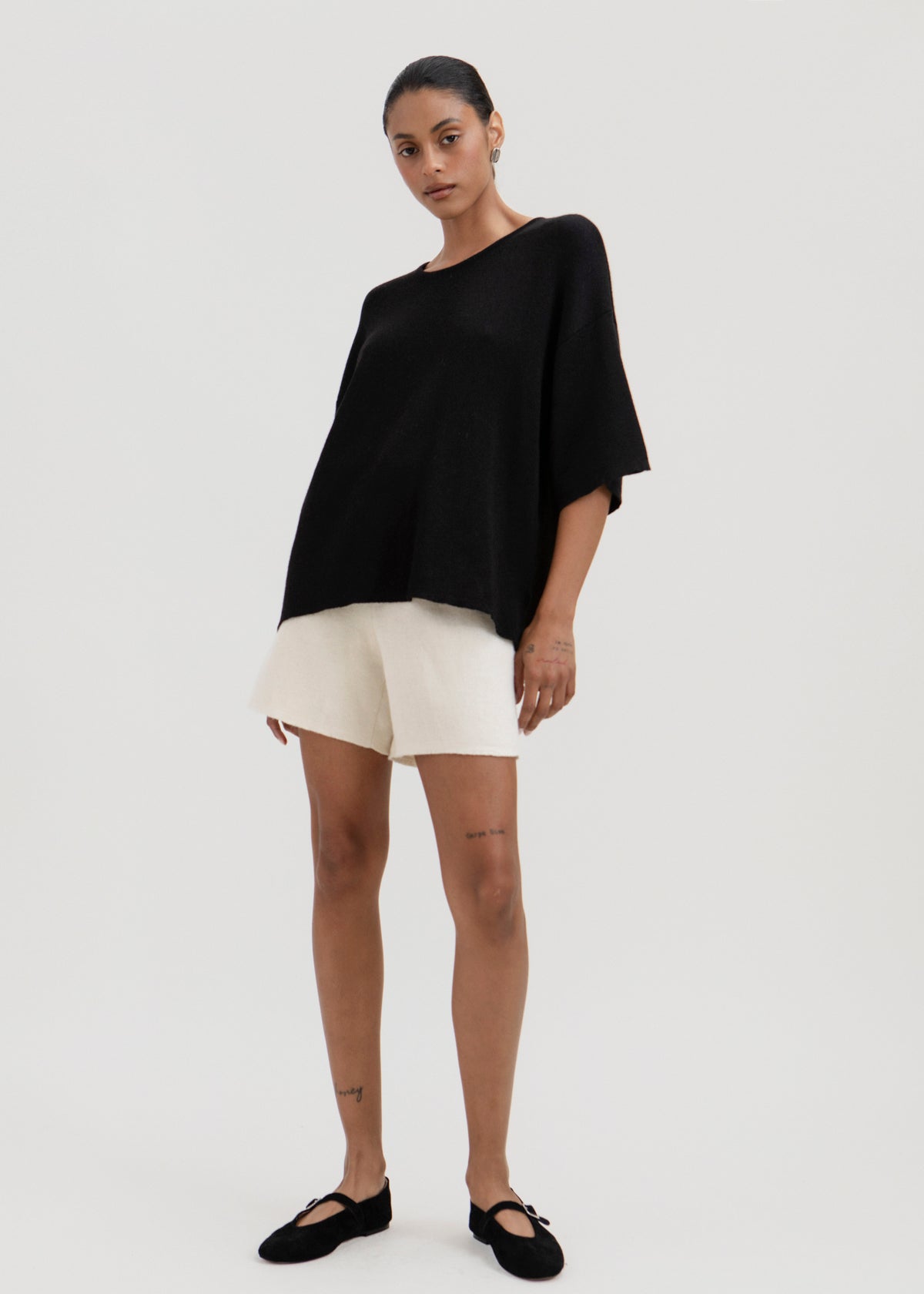 The Airy Shorts in Cream