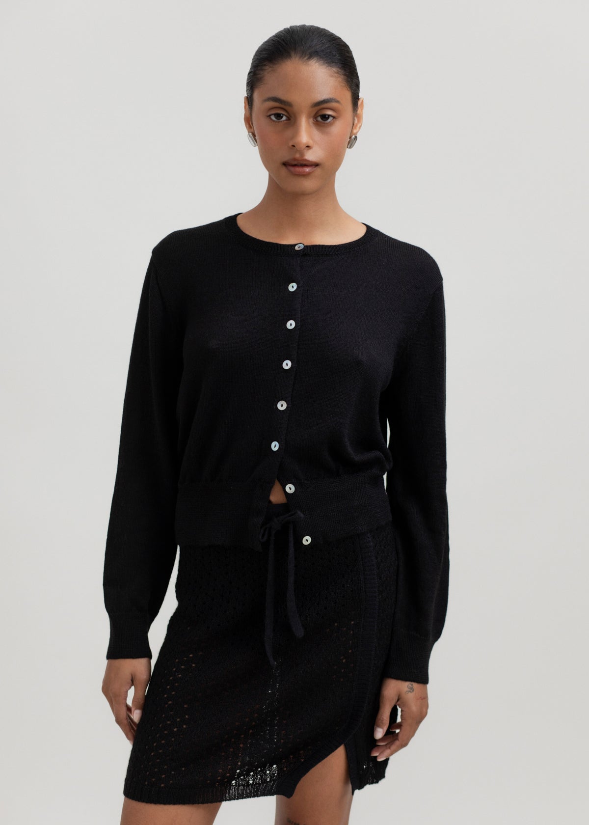 The Lulu Cardigan in Black