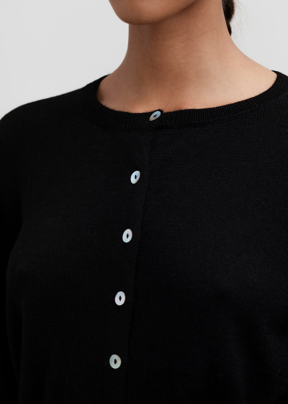 The Lulu Cardigan in Black