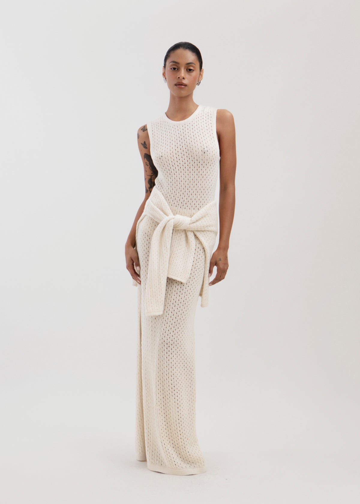 The Aurora Dress in Cream