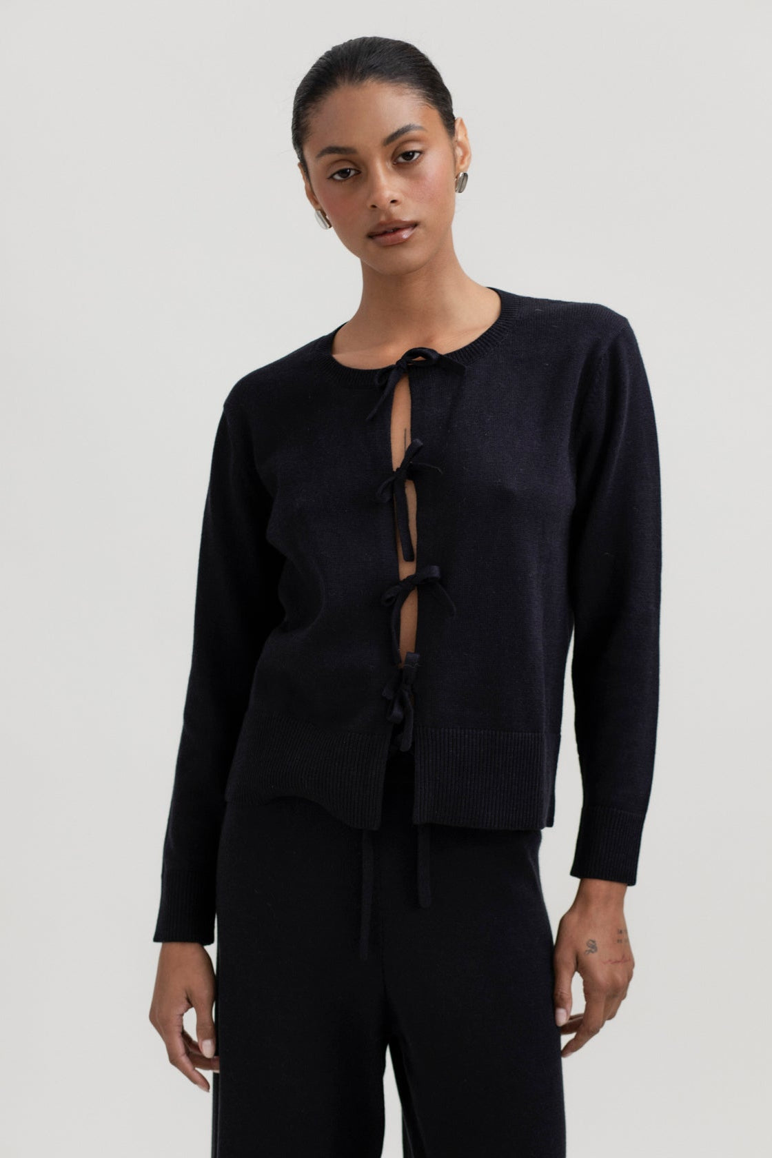 The Amaya Cardigan in Black