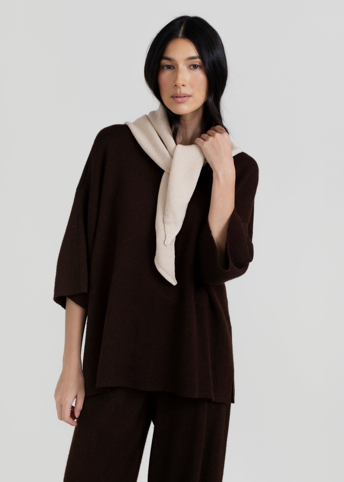 The Nora Scarf in Praline