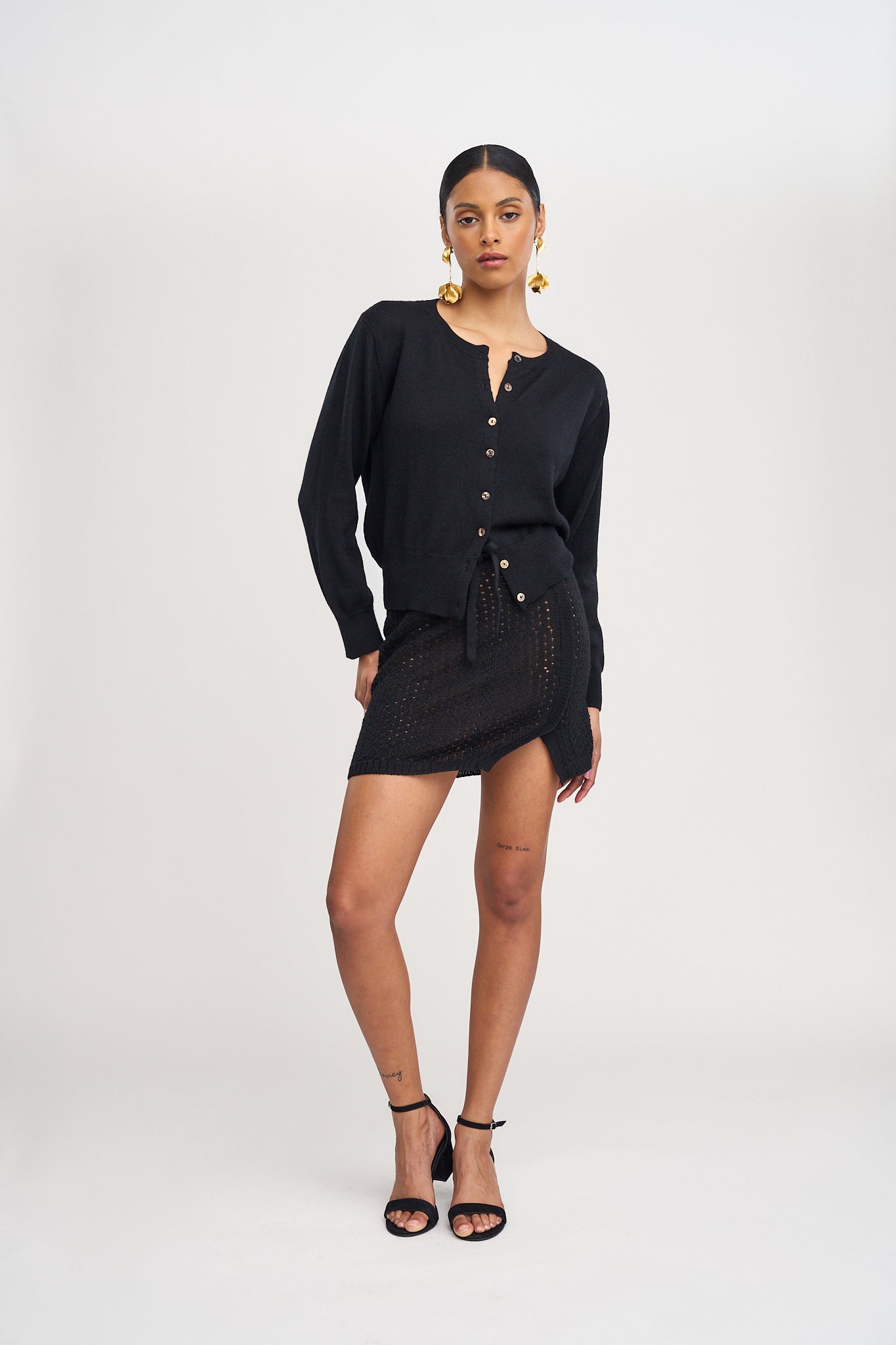 The Lulu Cardigan in Black