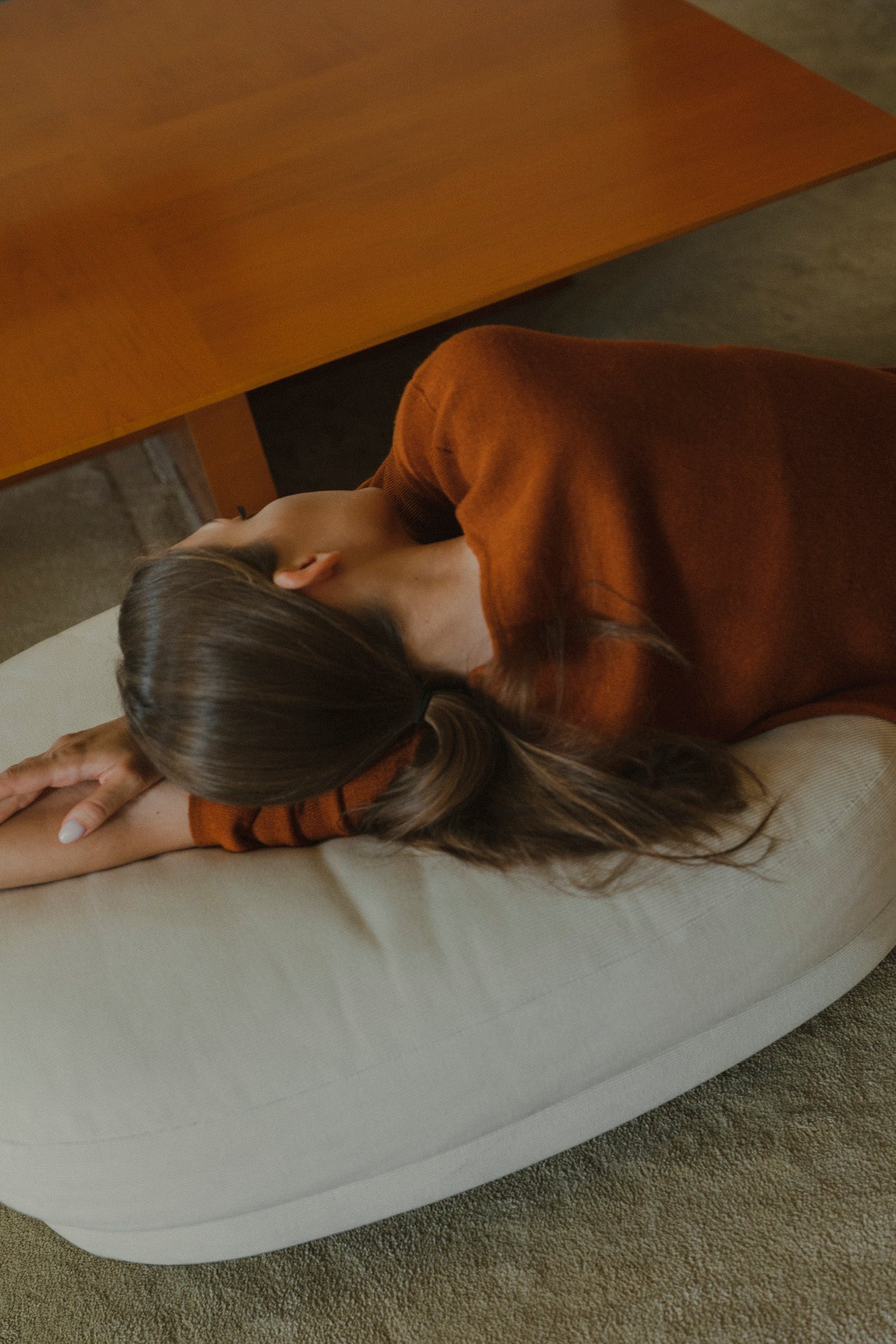 Solace Relaxed Fit T-Shirt in burnt orange