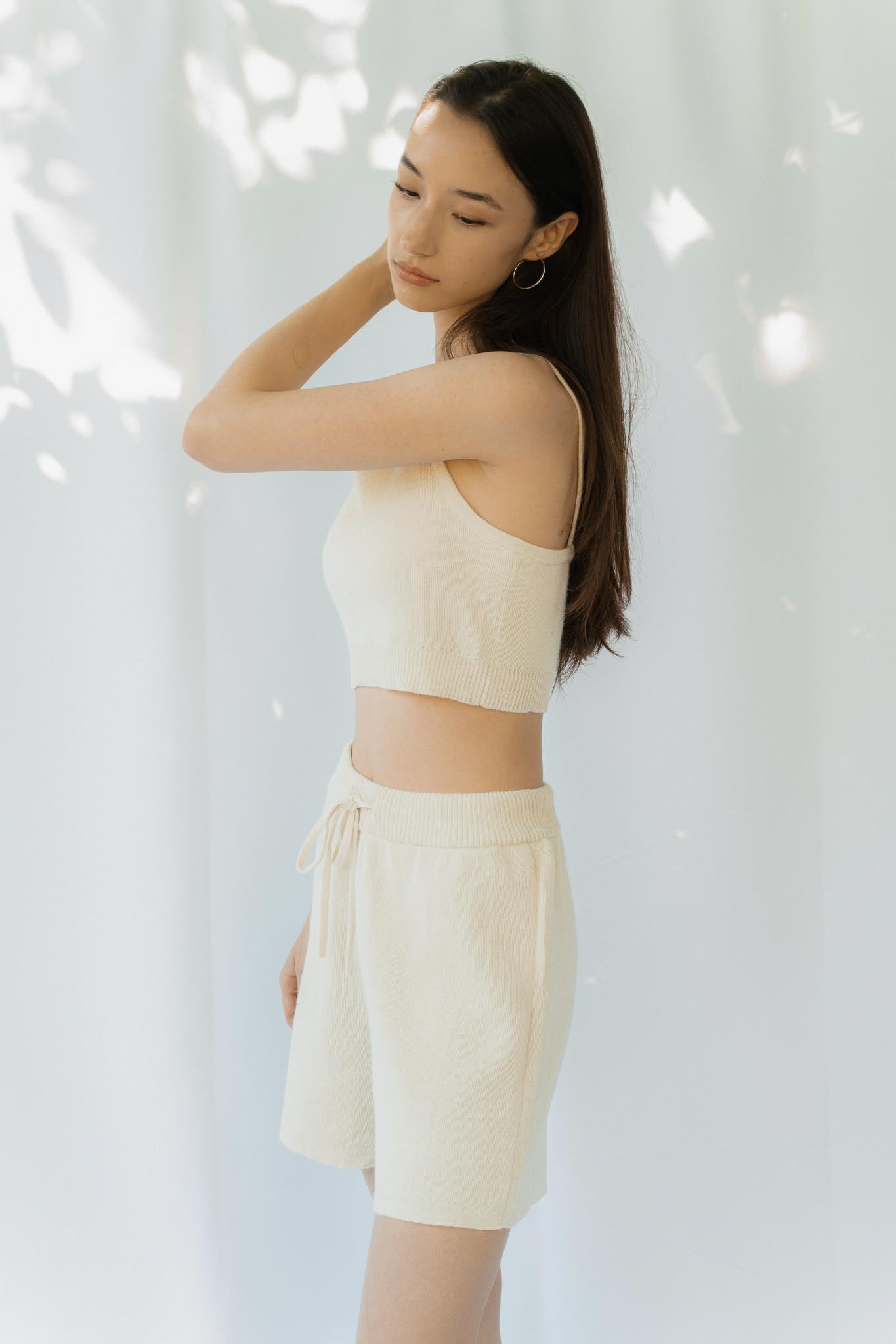 The Airy Shorts in Natural Cream