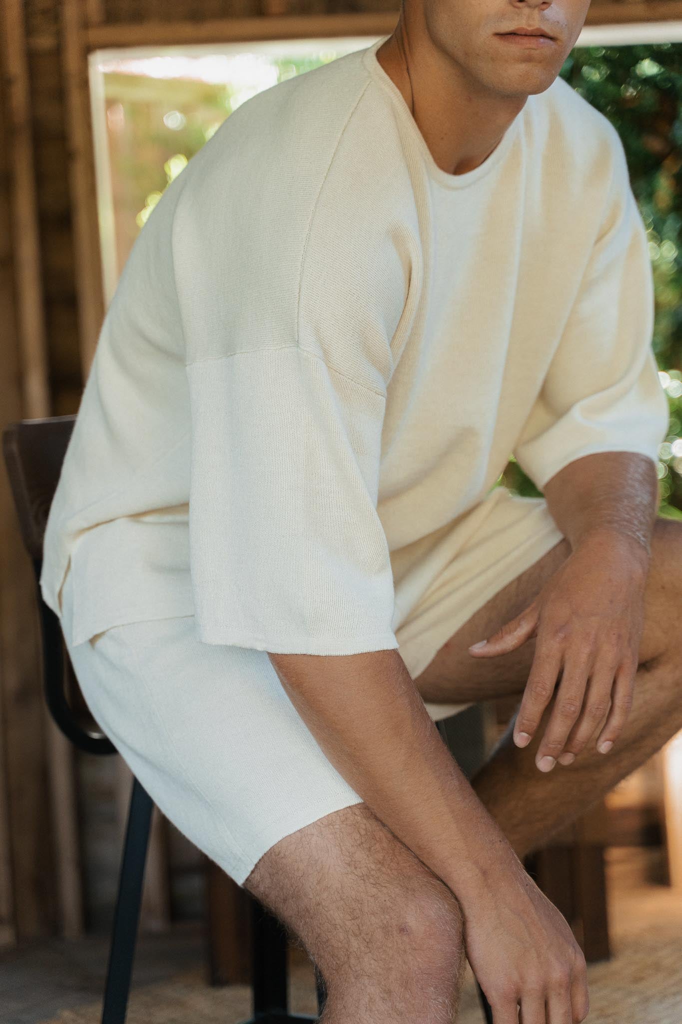 The Solace Relaxed Fit T-Shirt in cream