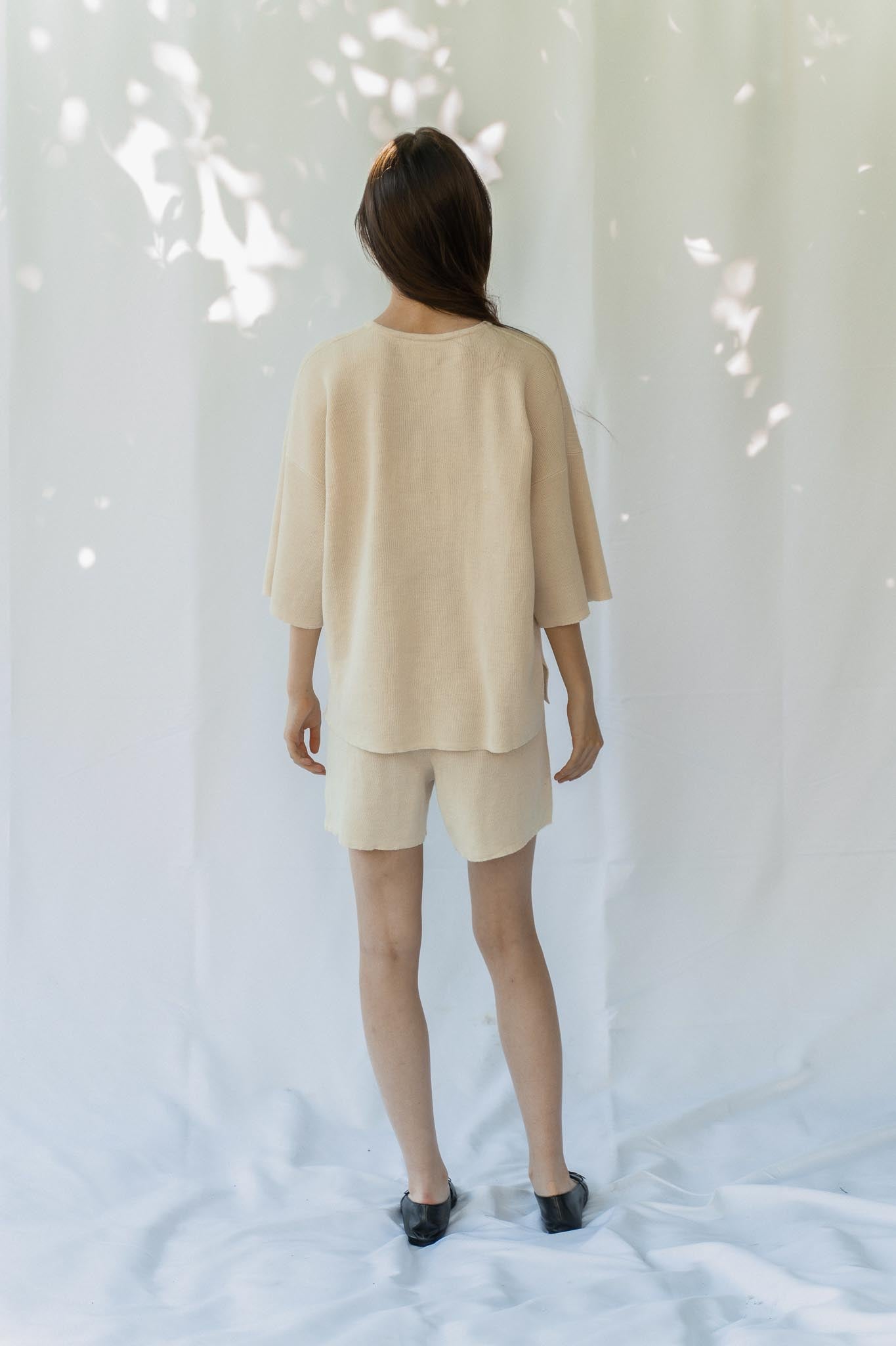 The Solace Relaxed Fit T-Shirt in cream