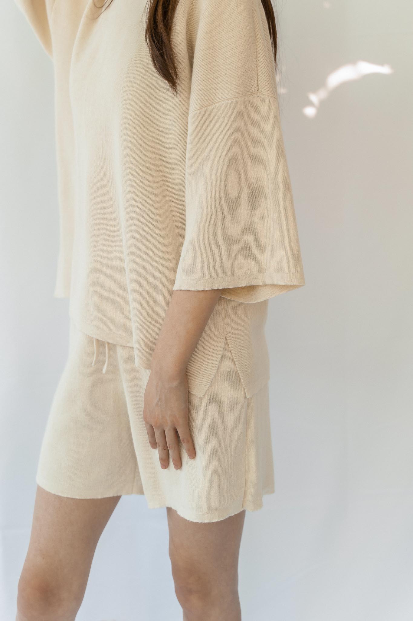 The Solace Relaxed Fit T-Shirt in cream