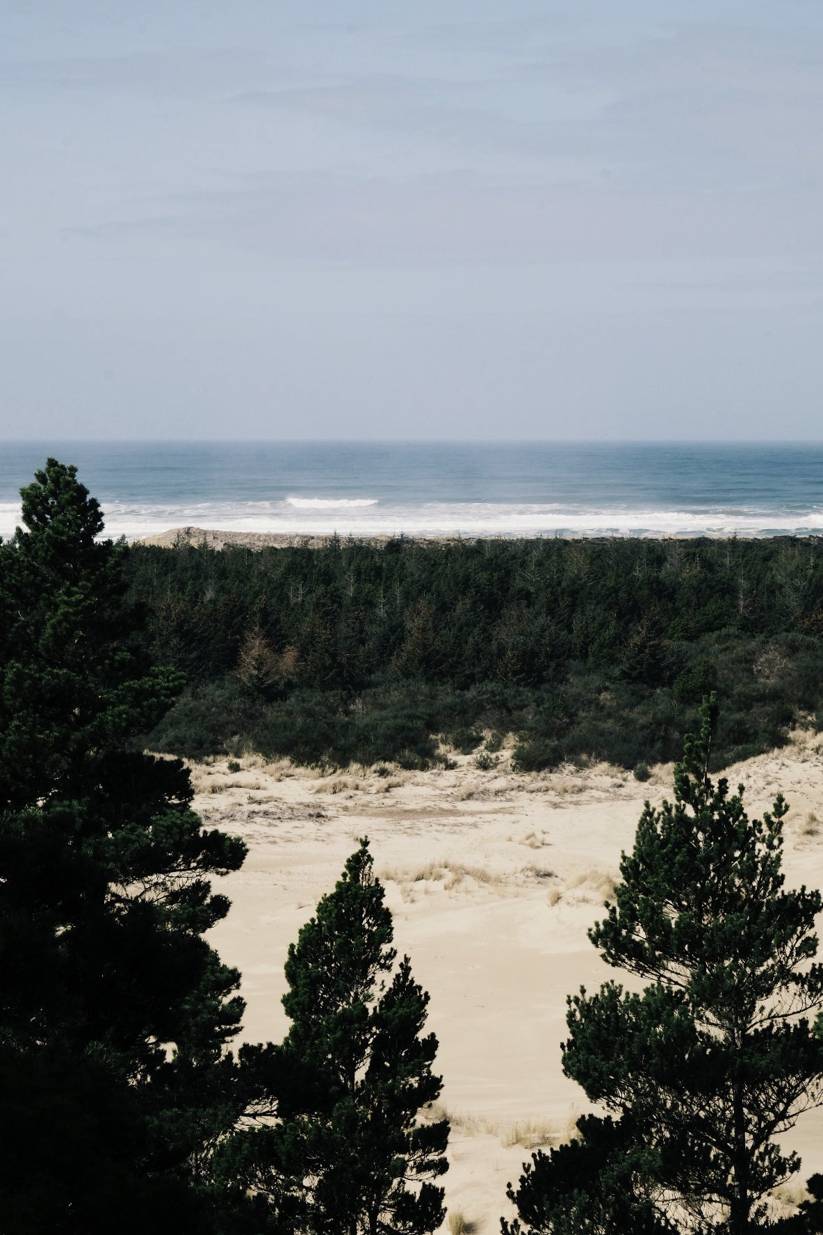 View of west coast beach