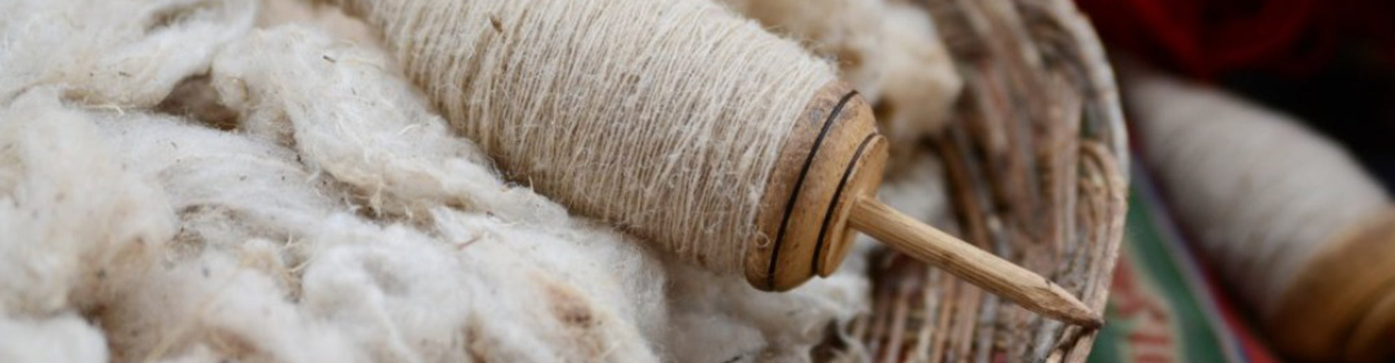 Spool of luxury baby alpaca yarn