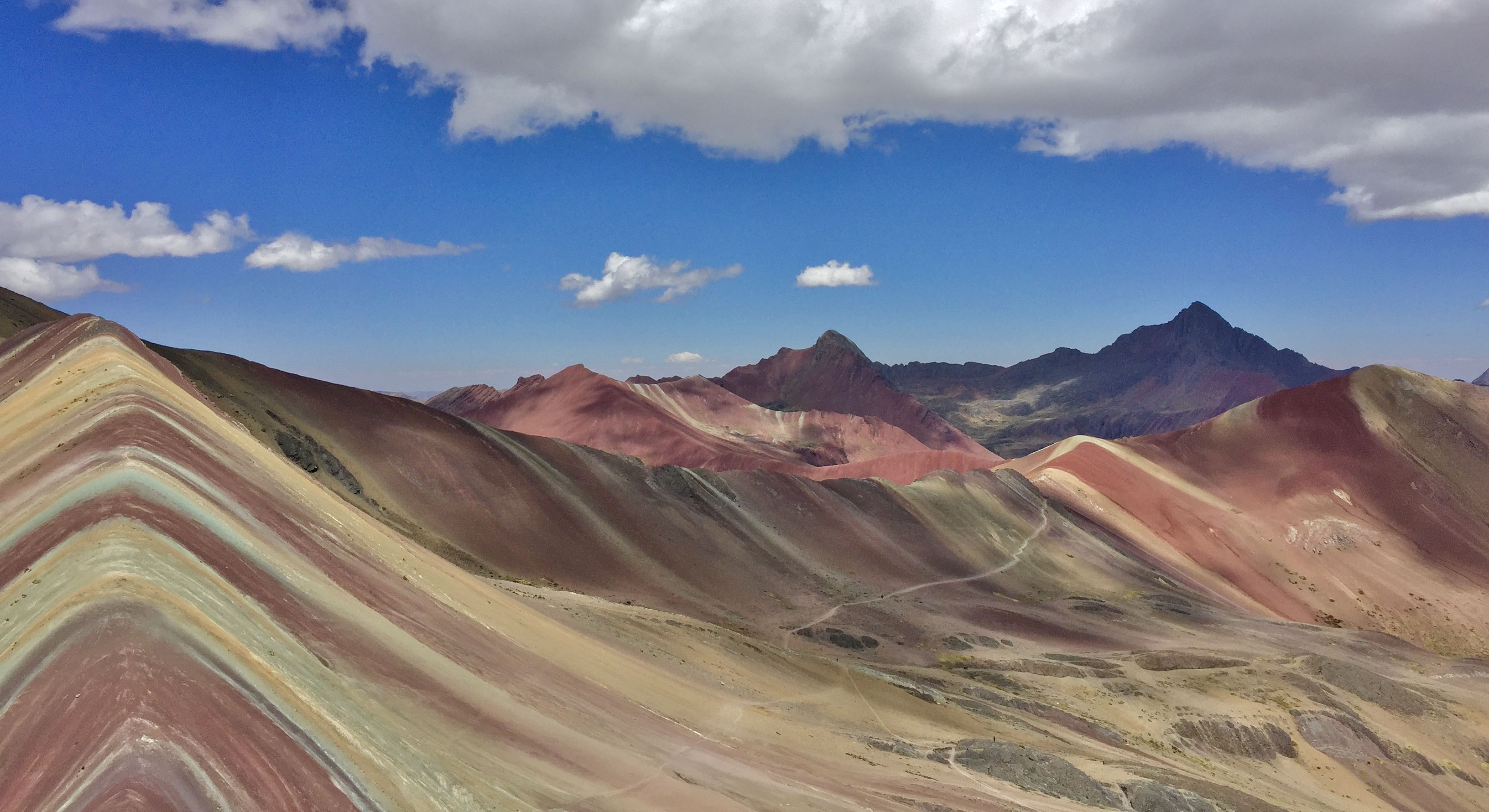 Scenery in Peru, source of Ahblo baby alpaca wool