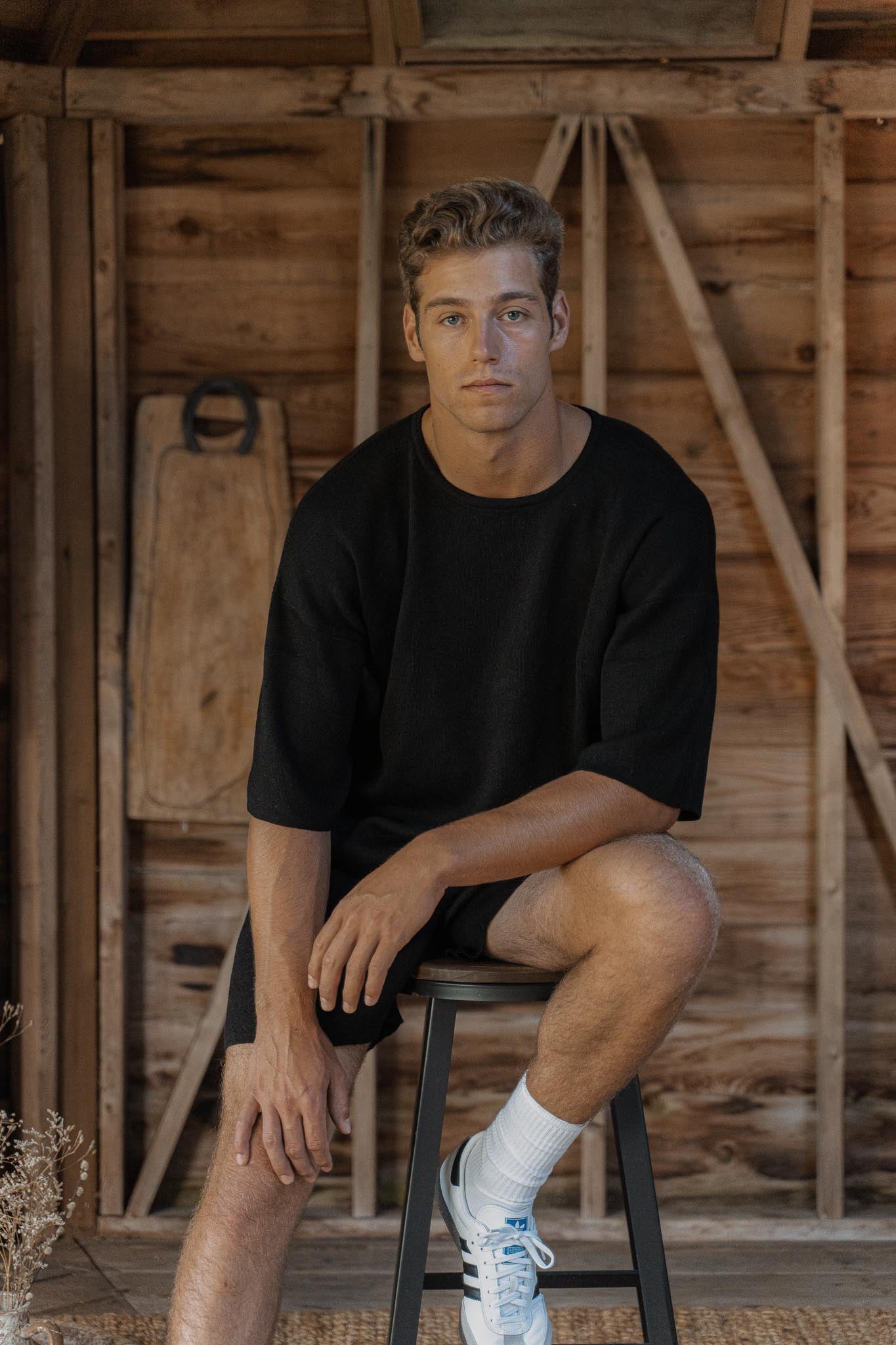 The Solace Relaxed Fit T-Shirt in black