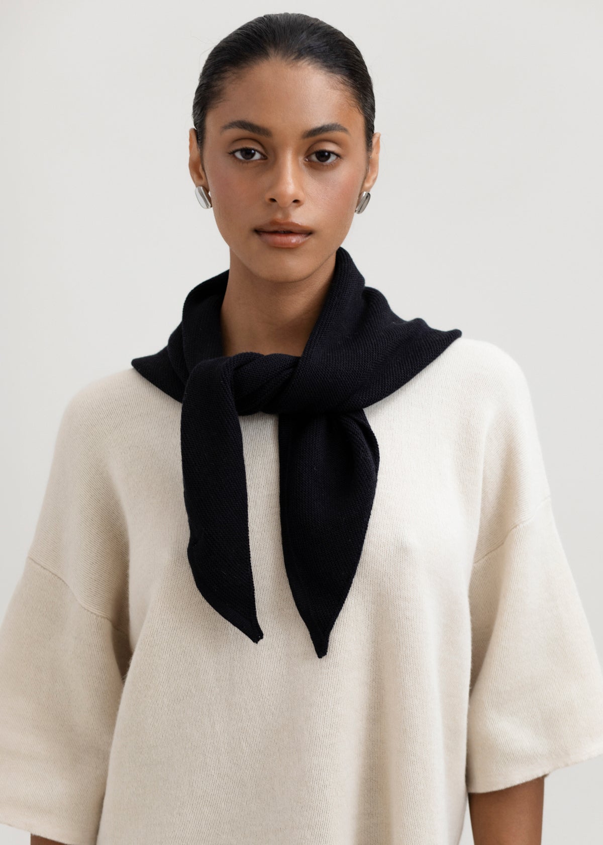 The Nora Scarf in Black