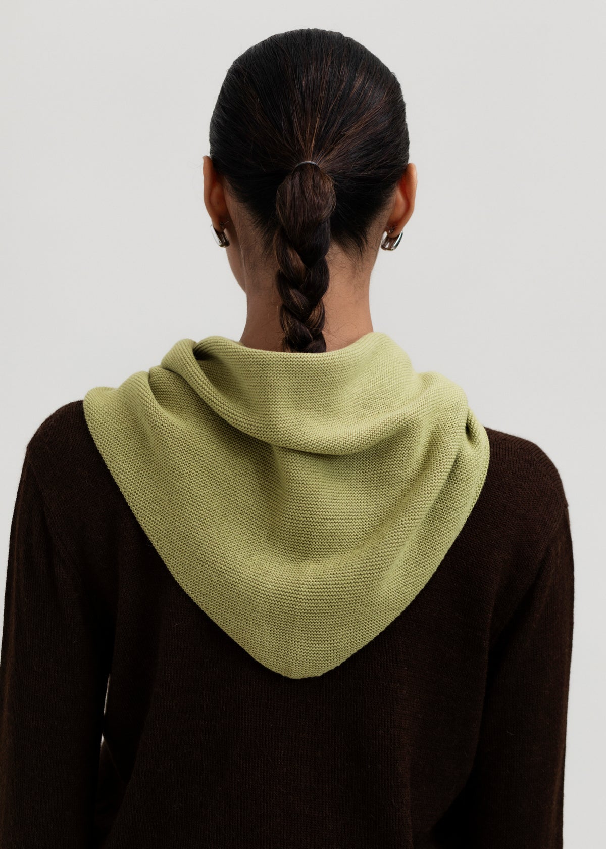 Luzia Head Scarf Triangle in Pistache Green