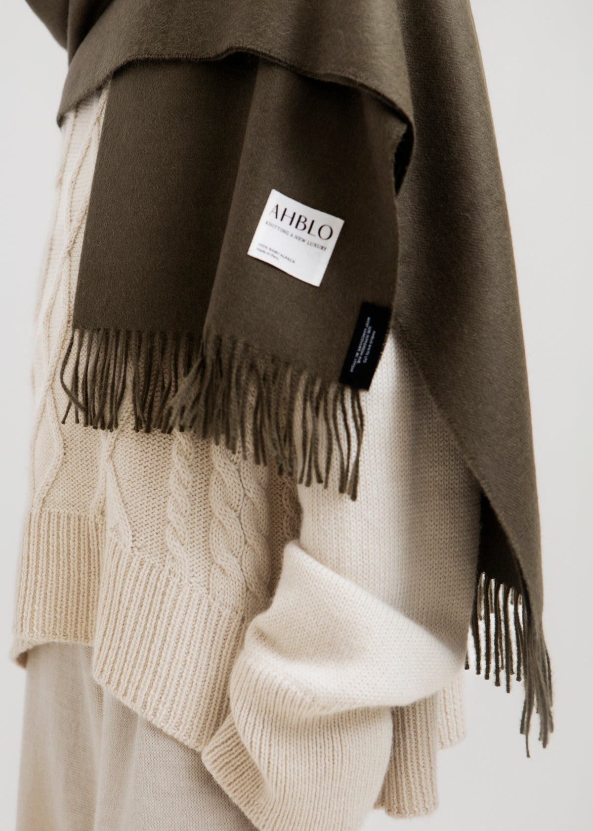 The Rowan Scarf in Moss