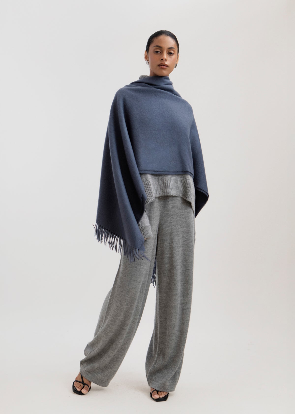 The Riley Scarf in Slate