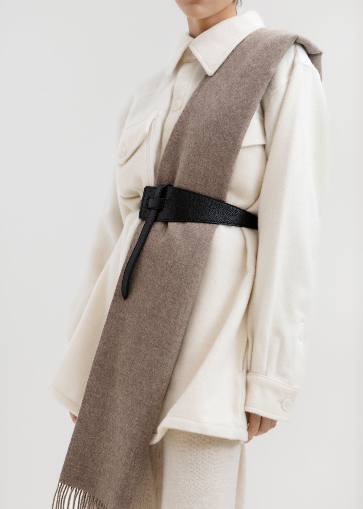 The Rowan Scarf in Walnut