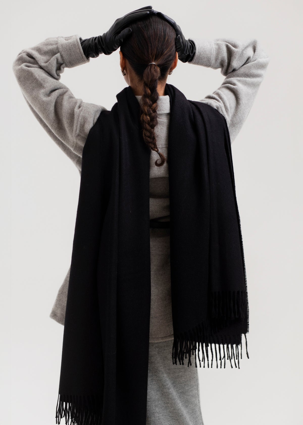 The Riley Scarf in Black