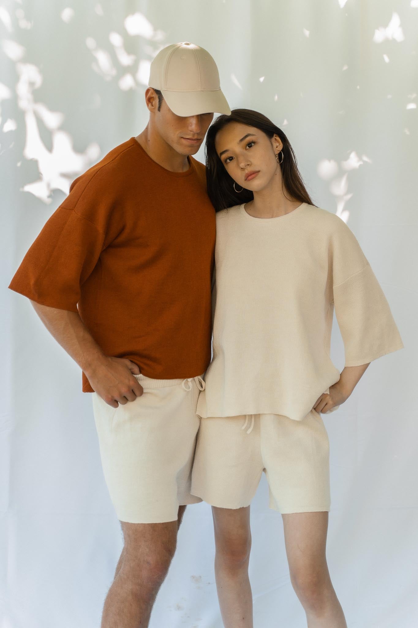 The Solace Relaxed Fit T-Shirt in burnt orange