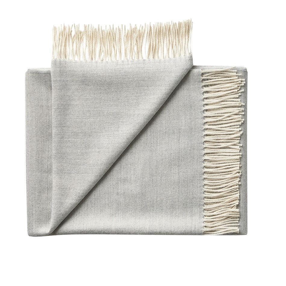 The Elia Throw in Mist Grey