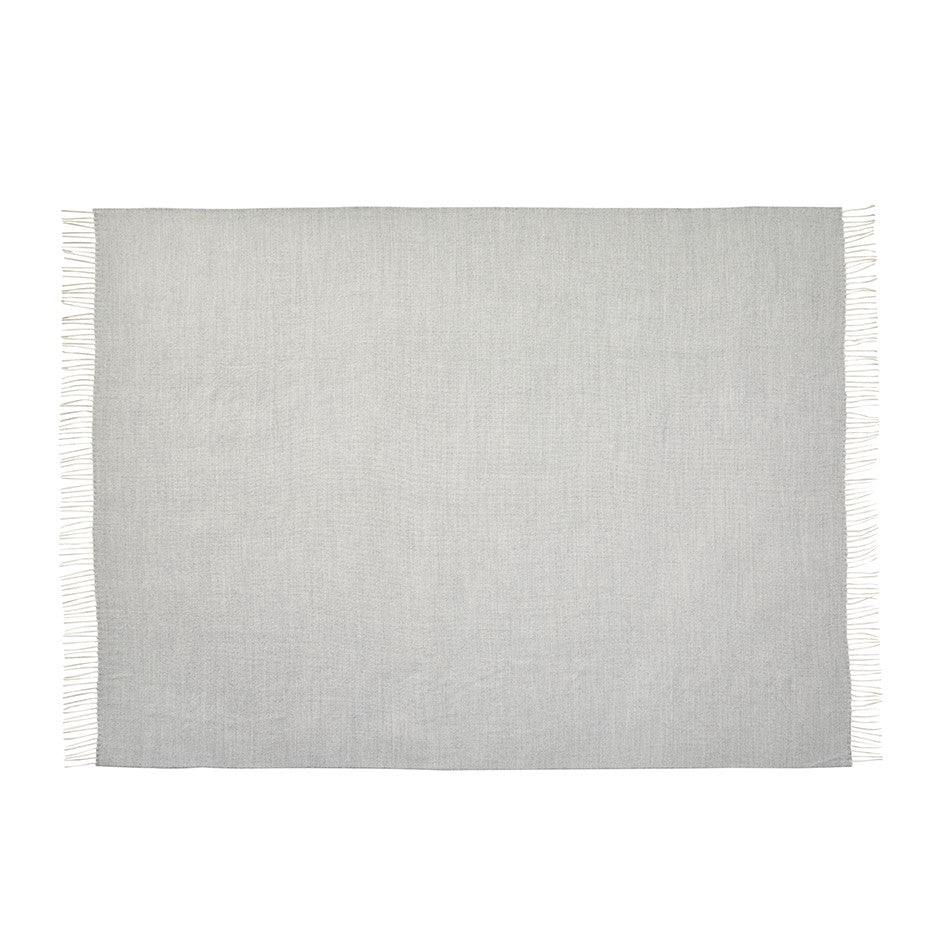 The Elia Throw in Mist Grey