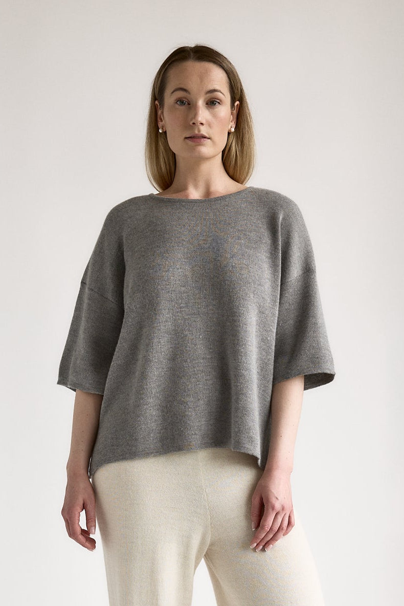 The Solace Tee Sweater in Mist
