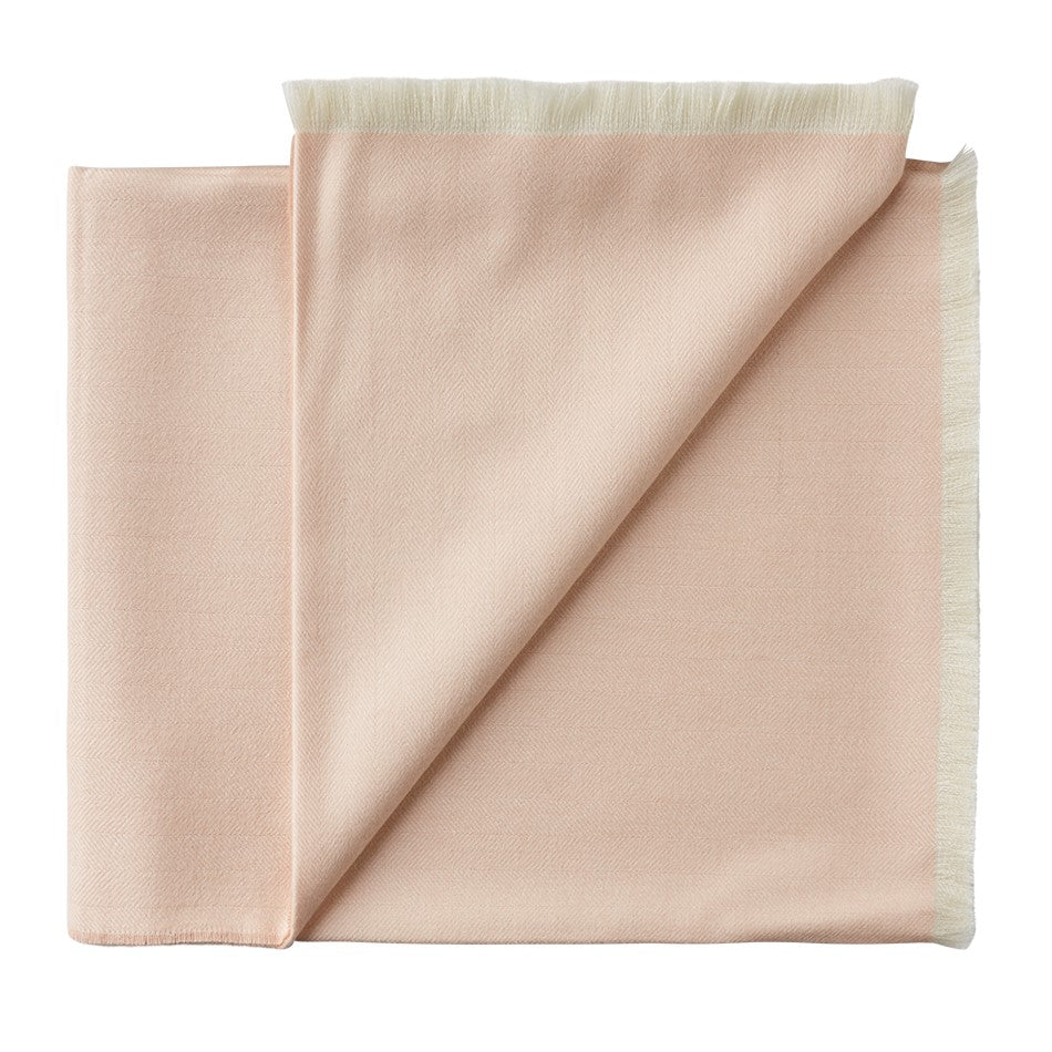 The Liora Throw in Rose Mist